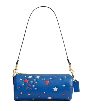 Coach Barrel Bag With Americana Star Print