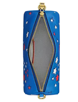 Coach Barrel Bag With Americana Star Print - Image 2