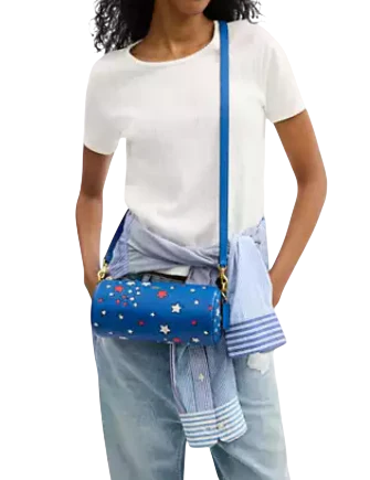 Coach Barrel Bag With Americana Star Print - Image 4