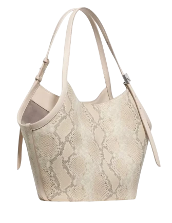 Kate Spade New York Spade Deco Snake Embossed Tulip Tote Bag - Image 3