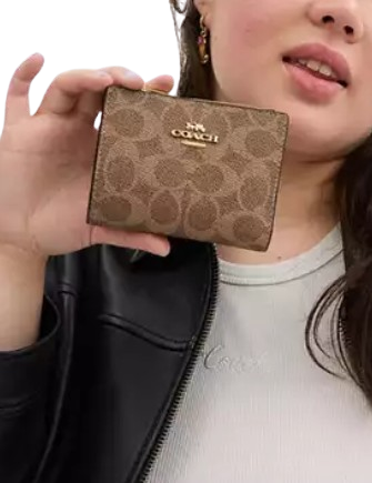 Coach Bifold Wallet In Signature Canvas - Image 3