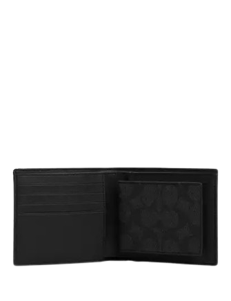 Coach Boxed 3 In 1 Wallet Gift Set In Signature Canvas - Image 2