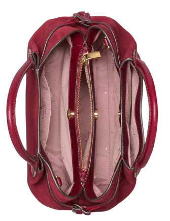 Kate Spade New York Dumpling Suede Satchel Bag - Image 3
