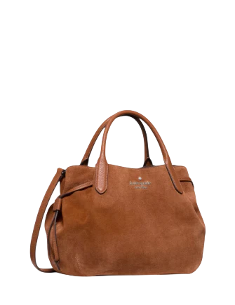 Kate Spade New York Dumpling Suede Small Satchel - Image 3