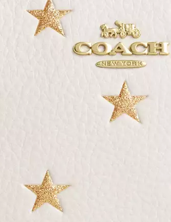 Coach Boxed Corner Zip Wristlet With Star Print And Charms - Image 4