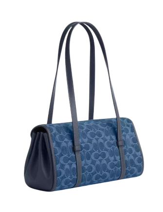 Coach Bridget Flap Shoulder Bag In Signature Denim - Image 3