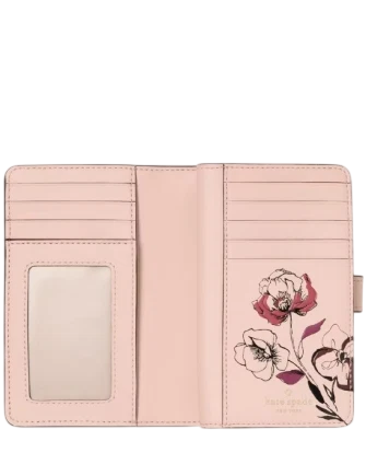 Kate Spade New York Floral Interior Medium Bifold Wallet - Image 2
