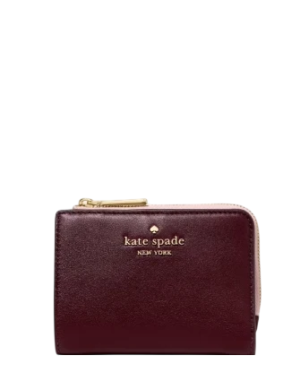 Kate Spade New York Floral Interior Small L-zip Wallet