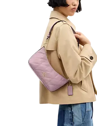 Coach Caitlin Shoulder Bag With Quilting - Image 4