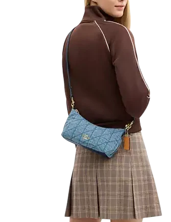 Coach Caitlin Shoulder Bag With Quilting - Image 3