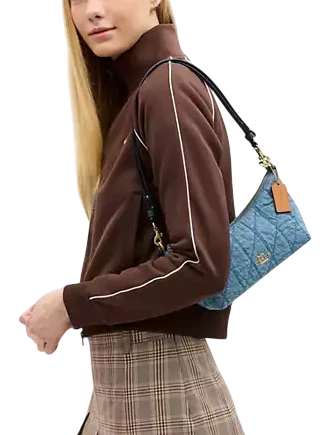 Coach Caitlin Shoulder Bag With Quilting - Image 4