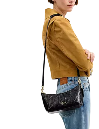 Coach Caitlin Shoulder Bag With Quilting - Image 3