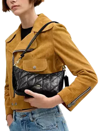 Coach Caitlin Shoulder Bag With Quilting - Image 4