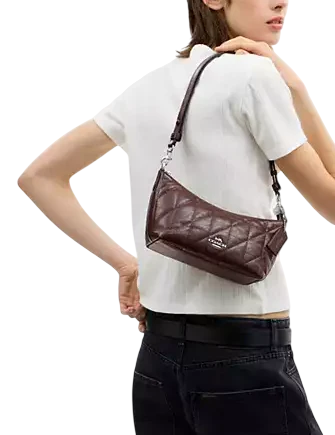 Coach Caitlin Shoulder Bag With Quilting - Image 4