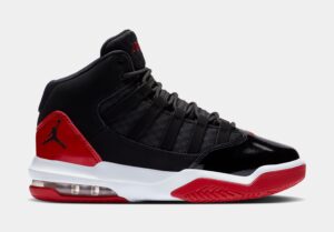 Max Aura Grade School Lifestyle Shoes (Black/Gym Red/White)
