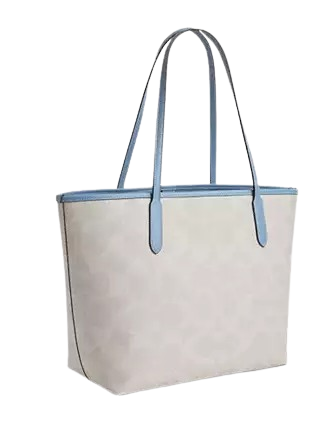 Coach City Tote Bag With Coach Graphic - Image 3