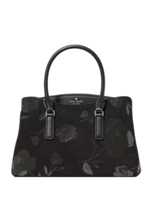Kate Spade New York Thompson Street Floral Suede Small Satchel Bag