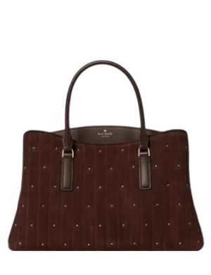 Kate Spade New York Thompson Street Quilted Suede Satchel Bag