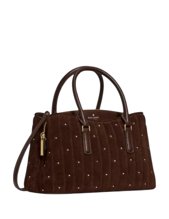 Kate Spade New York Thompson Street Quilted Suede Small Satchel Bag - Image 2