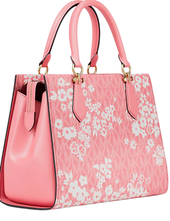 Michael Michael Kors Marilyn Medium Printed Signature Logo Satchel - Image 3
