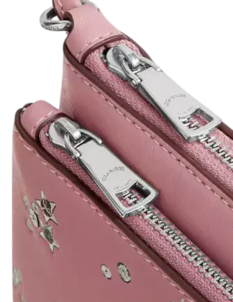 Coach Double Zip Wallet With Star Print - Image 2