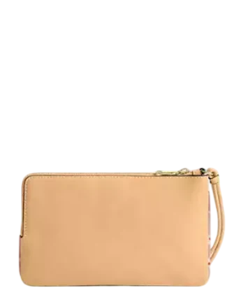 Coach Double Zip Wristlet With Floral Print - Image 4