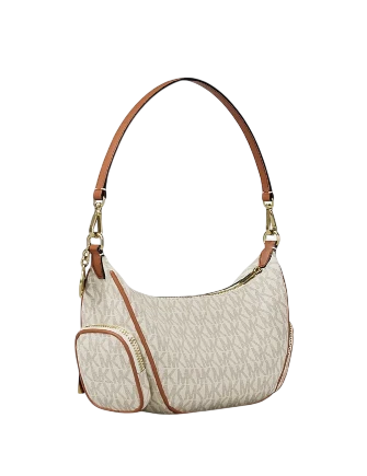 Michael Michael Kors Merritt Small Signature Logo Convertible Shoulder Bag - Image 3