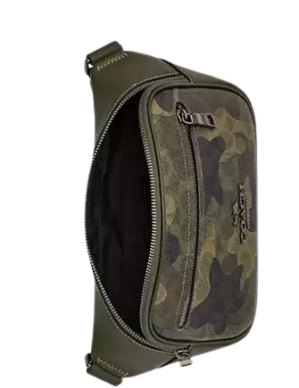 Coach Elias Belt Bag In Signature Camo Print - Image 3