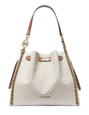 Michael Michael Kors Mina Large Signature Logo Chain Shoulder Bag
