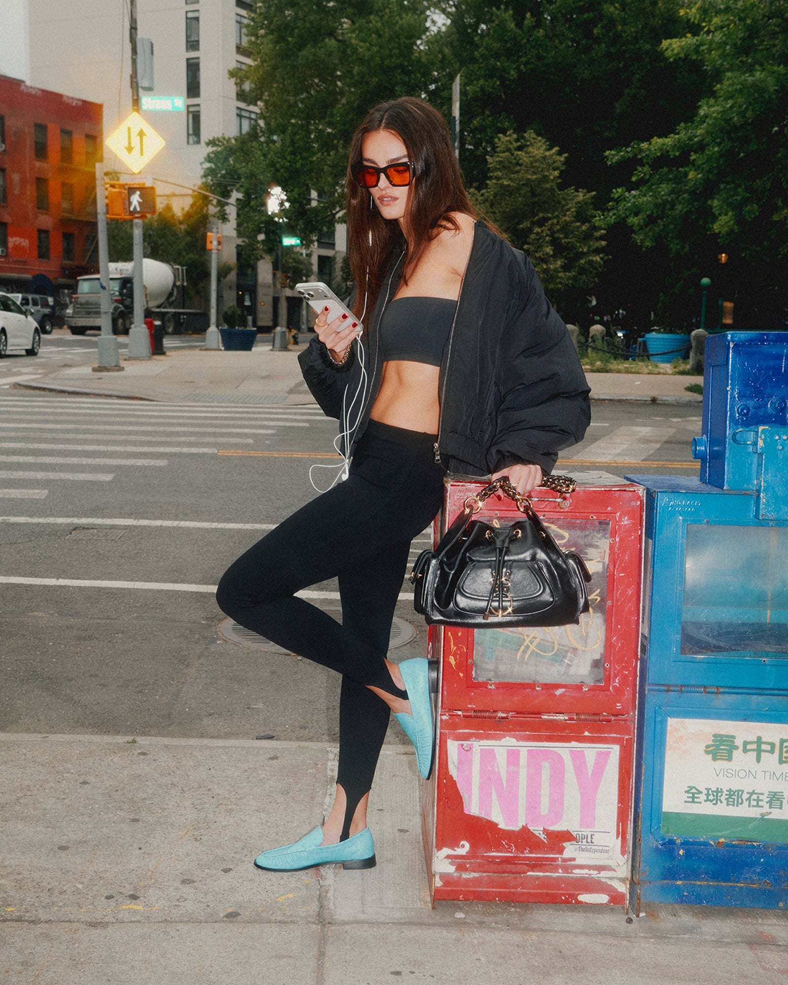 RONIE OSTRICH TURQUOISE LEATHER - Image 7