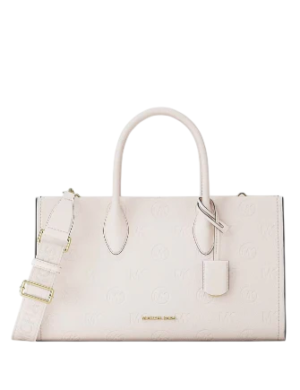 Michael Michael Kors Mirella Medium Logo Debossed Satchel