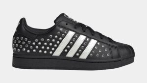 Superstar II Studded Womens Lifestyle Shoes (Core Black/Zero Metalic/Core Black)