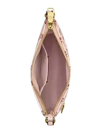 Coach Mini Rowan File Bag With Rose Print - Image 4