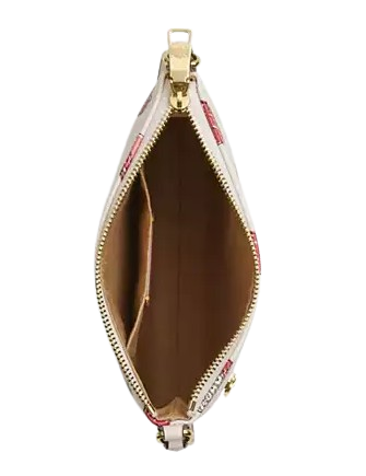 Coach Mini Rowan File Bag With Strawberry Print - Image 2