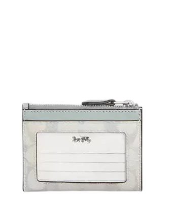 Coach Mini Skinny Id Case In Pretty Signature Canvas - Image 2