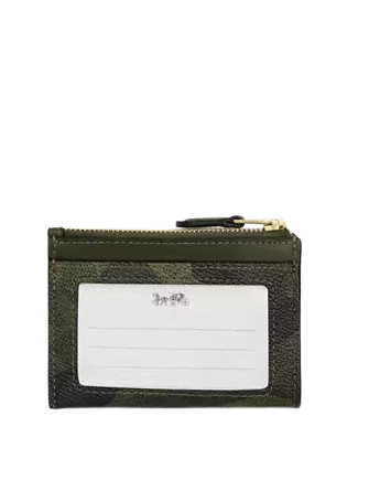 Coach Mini Skinny Id Case In Signature Camo Print - Image 2