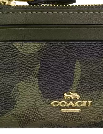 Coach Mini Skinny Id Case In Signature Camo Print - Image 3