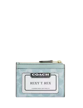 Coach Mini Skinny Id Case In Signature Canvas - Image 2