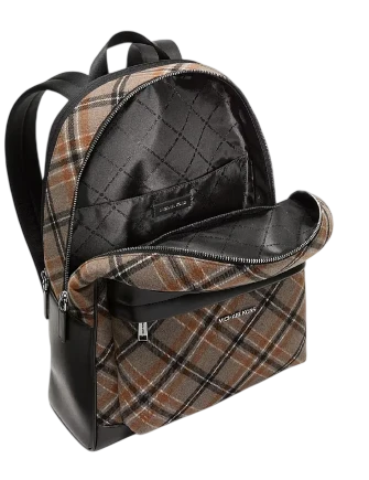 Michael Michael Kors Pacey Plaid Print Wool Blend Backpack - Image 2