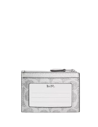 Coach Mini Skinny Id Case In Signature Canvas - Image 2