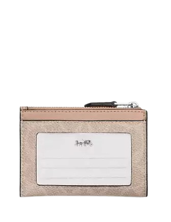 Coach Mini Skinny Id Case In Signature Canvas - Image 2