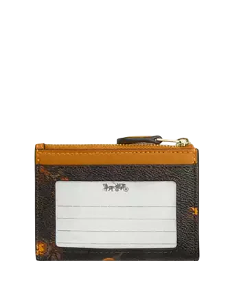 Coach Mini Skinny Id Case In Signature Canvas With Floral Print - Image 2