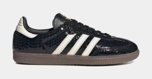 Samba OG Croc Skin Womens Lifestyle Shoes (Core Black/Off White/Gum)