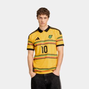 Jamaica 26 x Bob Marley Home Marley 10 Mens Jersey (Bold Gold)