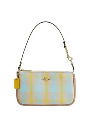 Coach Nolita 19 With Plaid Print