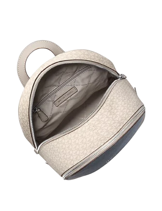 Michael Michael Kors Rhea Medium Color Block Signature Logo Backpack - Image 3