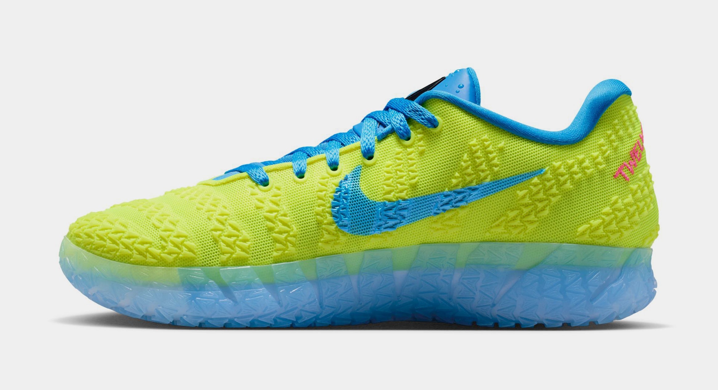 Ja 3 x Kool Aid Mens Basketball Shoes (Lemon Venom/Light Photo Blue/Light Green Spark) - Image 3