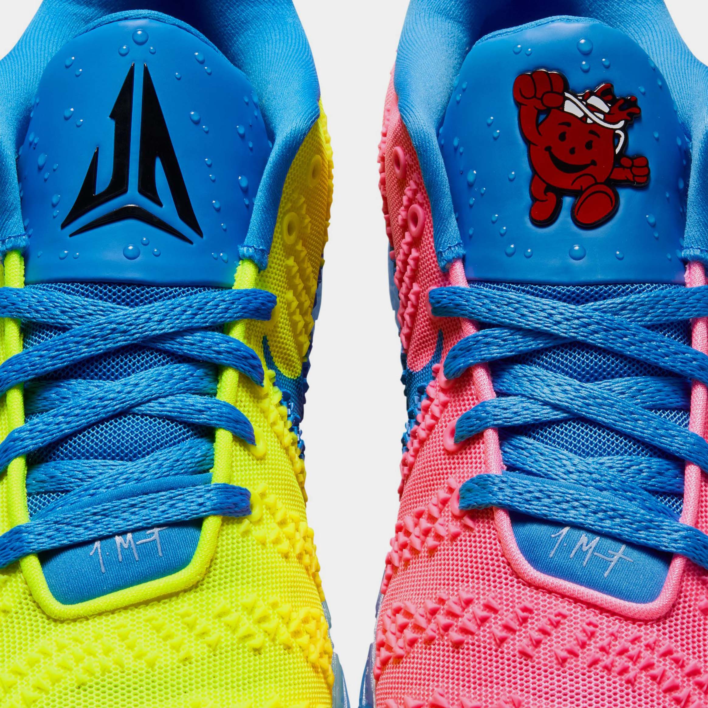 Ja 3 x Kool Aid Mens Basketball Shoes (Lemon Venom/Light Photo Blue/Light Green Spark) - Image 6