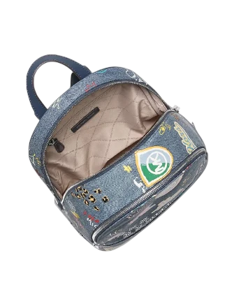Michael Michael Kors Rhea Medium Embellished Denim Backpack - Image 3
