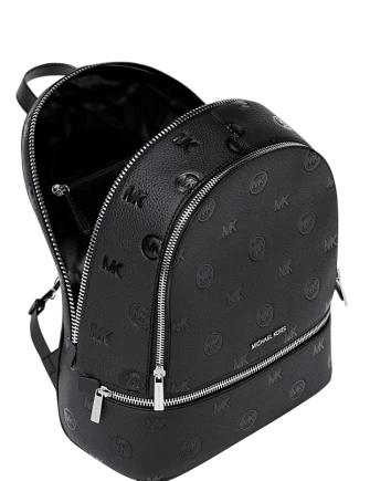 Michael Michael Kors Rhea Medium Logo Debossed Backpack - Image 2